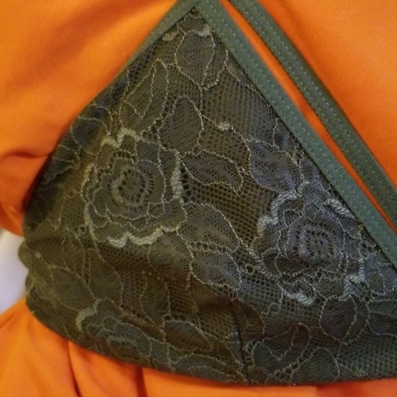 Beautiful Floral Print Anemone Stretchy Bralette - Picture 4 of 5